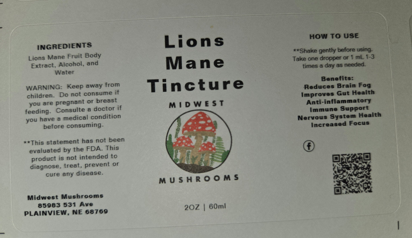 Lions Mane Tincture