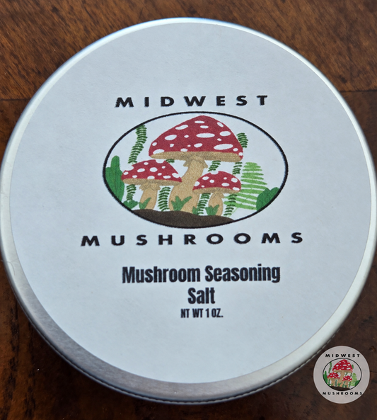 Midwest Mushrooms Mushroom Seasoning Salt front
